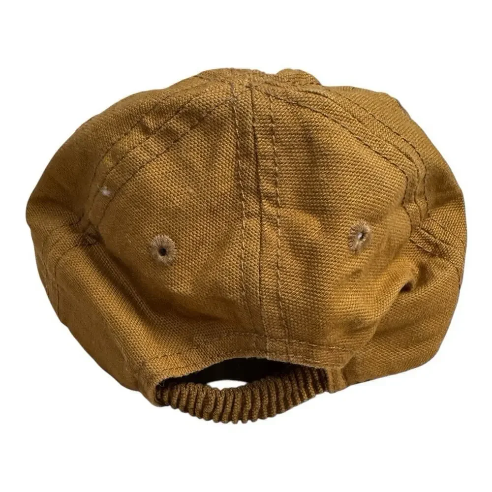Carhartt Childs Classic Brown Duck Baseball Cap Hat One Size Elastic Band